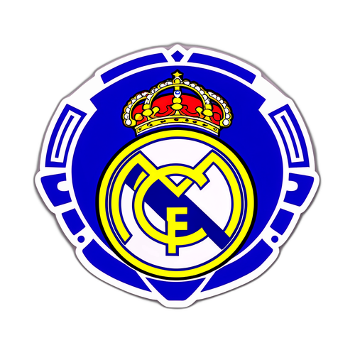 Real Madrid logo stikkari