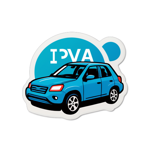 Desenho Informativo sobre o IPVA 2025 no PR