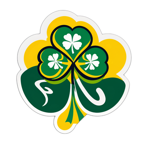 Nálepka zápasu Shamrock proti Celje