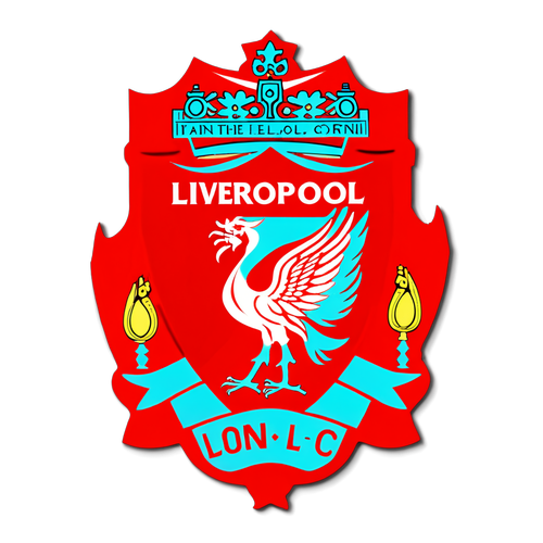 Stiker Minimalis Lambang Liverpool