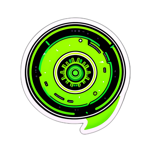 สติกเกอร์ NVDA ที่แสดงถึงอนาคตของเทคโนโลยี