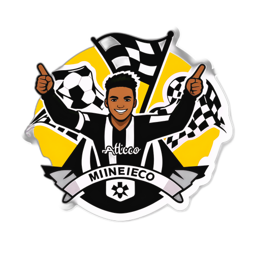 Stiker Semangat Suporter Atletico Mineiro
