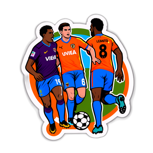Sticker Trận Đấu Giữa Valencia và Levante
