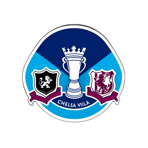 첼시와 애스턴 빌라의 대결 스티커