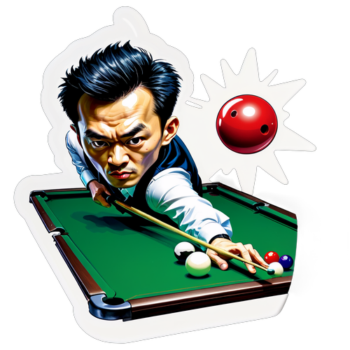 Zhao Xintong karikatúrája akció közben