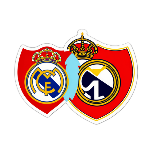 Nálepka pro zápas Benfica - Real Madrid