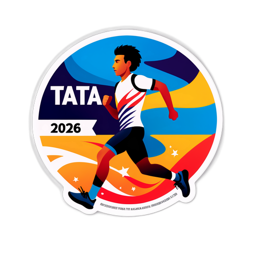 टाटा मैराथन 2026 स्टिकर