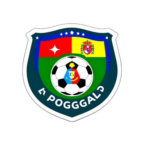 Stiker Liga Portugal dengan Logo Klub Ikonik
