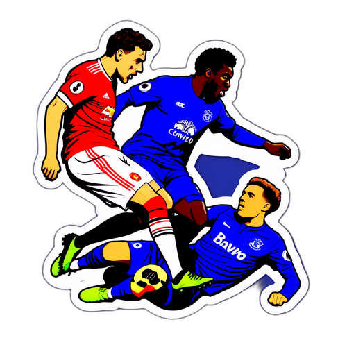 Match mellan Man Utd och Everton