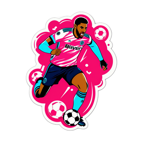 Stiker Aksi Pertandingan Inter Miami vs Nashville
