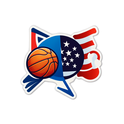 ¡El Choque Épico! USA vs Francia: Diseño Imponente de Baloncesto Olímpico que No Te Puedes Perder!