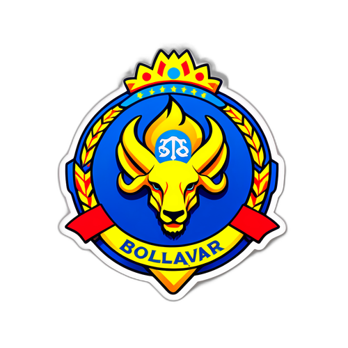 Stiker Artistic Club Bolivar