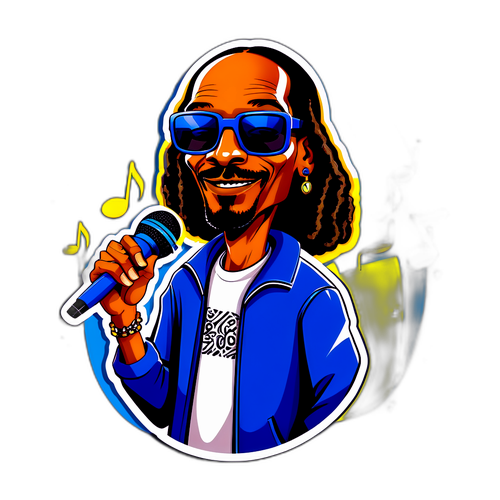 Caricatura Cool di Snoop Dogg