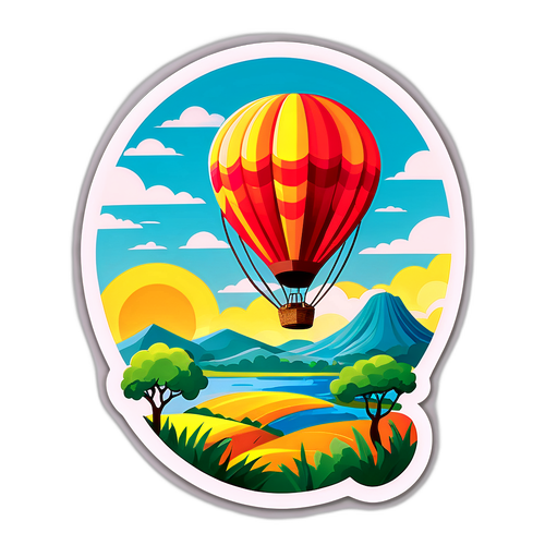 Spokój w powietrzu - Balon na gorące powietrze