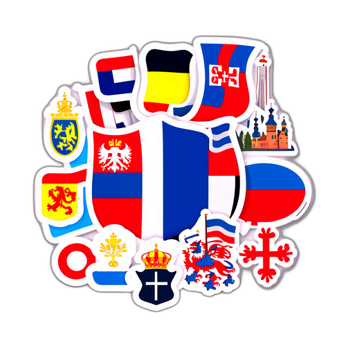 Suomi-Tšekki Tausta, Kansalliset Liput ja Kulttuuriset Symbolit