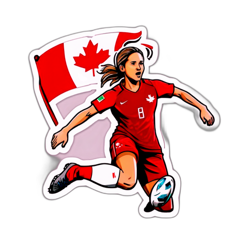 Stiker Tim Nasional Wanita Kanada