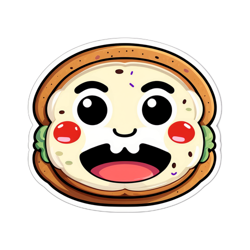 サンドイッチマンの顔型クッキーのデザイン