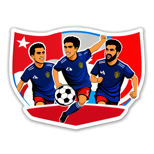 Persepolis vs Al Nassr Modern Sticker