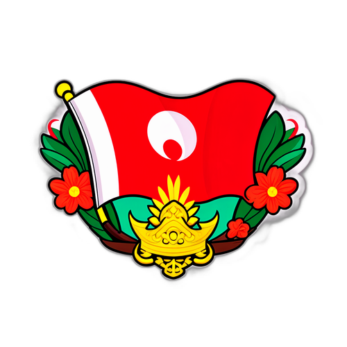 Bendera Indonesia Animasi