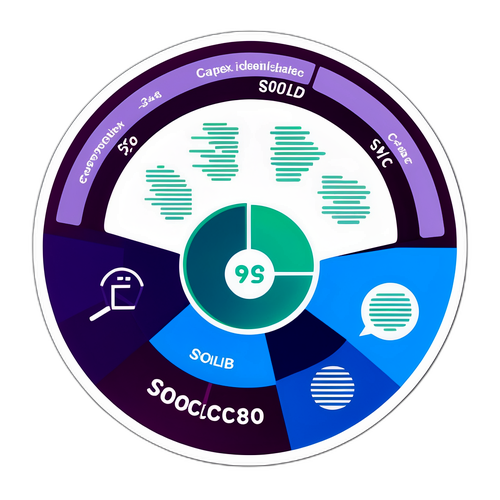 CAPEX 데이터 인포그래픽 스타일 스티커