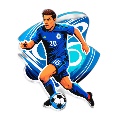 Sticker Marc Guiu Aksi di Padang Bola
