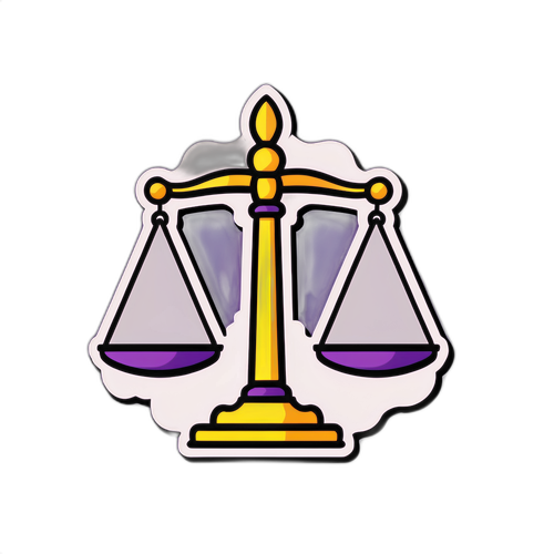 Adalet Ölçeği Stickerı