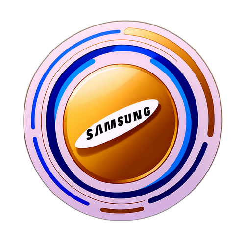 삼성 전자 로고 스티커 디자인