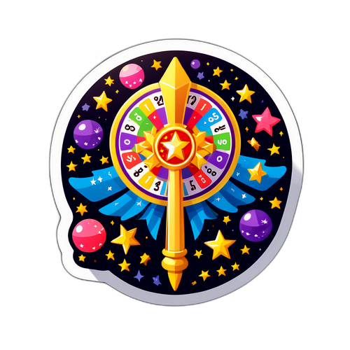 Sticker cu bilet de loterie SuperBet