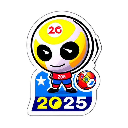 Figurita del logo Sudamericana 2025
