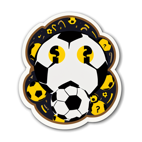 Stiker Bola Sepak Bingung