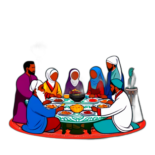 Ilustrasi Meriah Hari Raya Haji