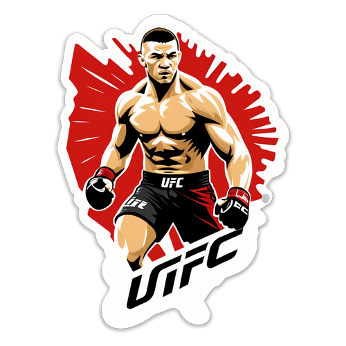 Chockande Kampaction: Ultimate Fighting Championship Sticker som Får Dig att Vila Utan Andan!