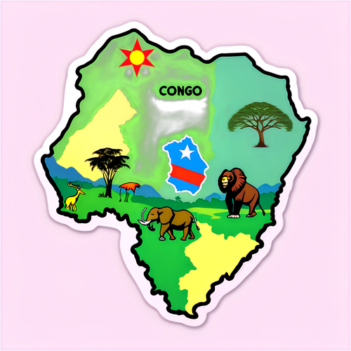 Ramani ya Kina ya Jamhuri ya Kidemokrasia ya Congo