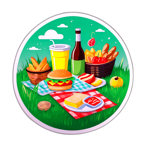 Piknik a barátokkal