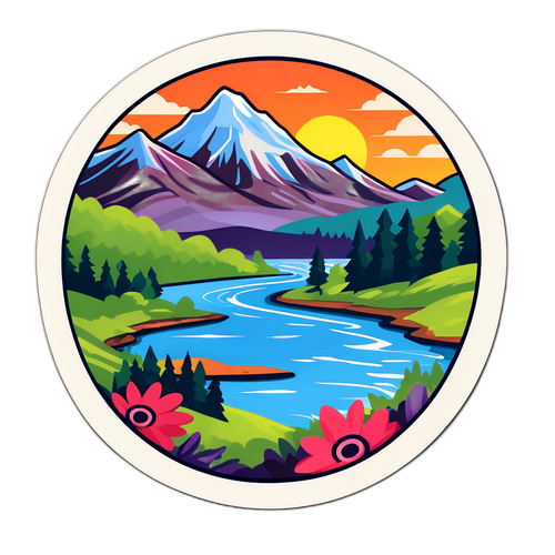 Georgiens vackra landskap