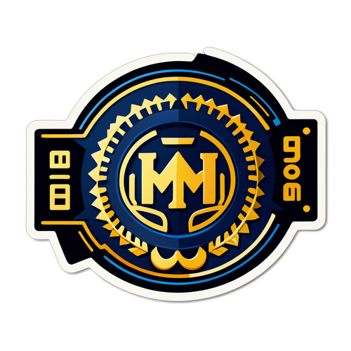 Nowoczesny projekt naklejki Bank Millennium
