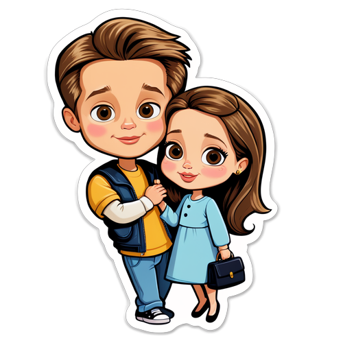 Il Fantastico Sticker di Knox Jolie-Pitt: Un Mondo Incantato di Fantasia con I Suoi Celebri Genitori!