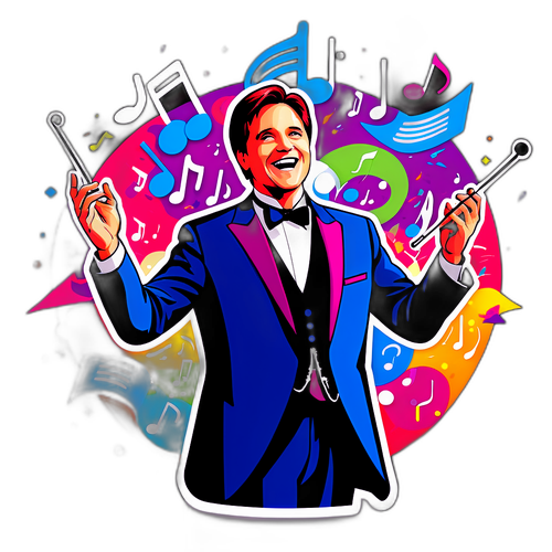 Keith Lockhart Conducting Orchestra Sticker
