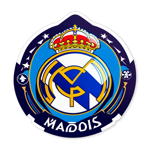 Real Madrid Champions League Sticker