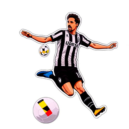 Sticker Dramatis untuk Udinese vs Roma