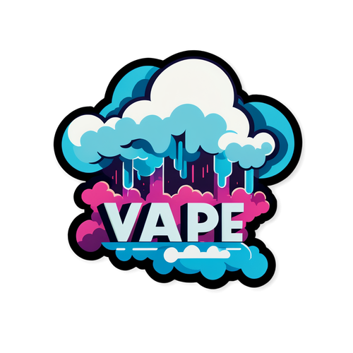 Vape Pilvet ja Trendikäs Typografia