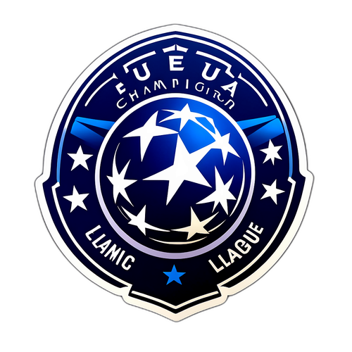 Σχεδίαση με στοιχεία του λογότυπου UEFA Champions League