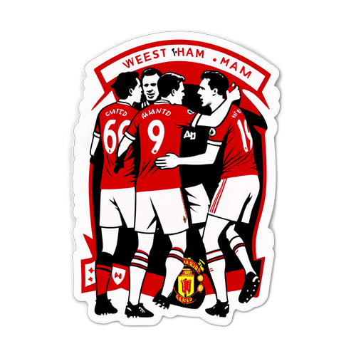 Kommemorativ klistermærke til Man Utd vs. West Ham