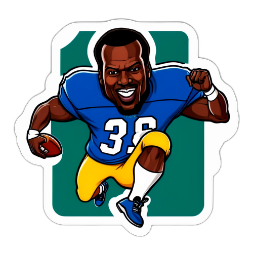 Touchdown Celebration Caricature