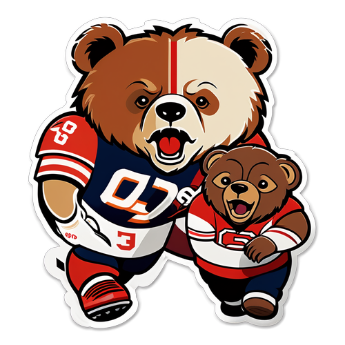 Chicago Bears vs San Francisco 49ers Rivalry Sticker