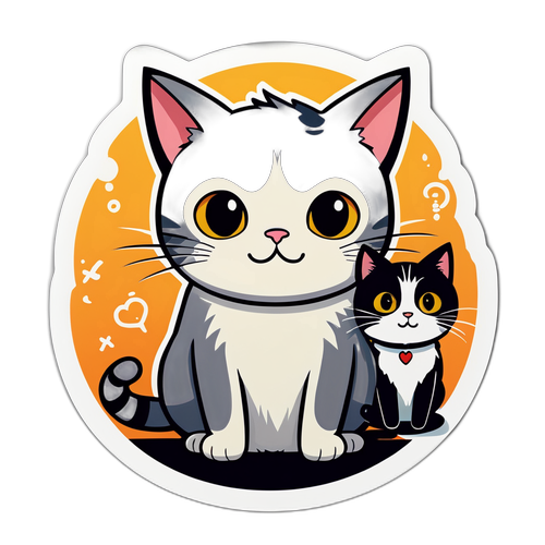 Barn med katt som väntar på förfallodatum