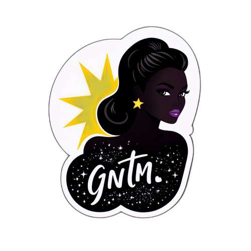 Αυτοκόλλητο Μοντέλου 'GNTM Star'