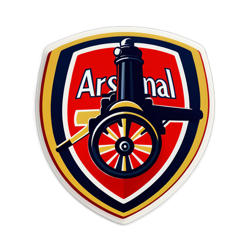 Reka Bentuk Sticker Arsenal FC: Semangat Merah Putih yang Menggugah Jiwa Penyokong!