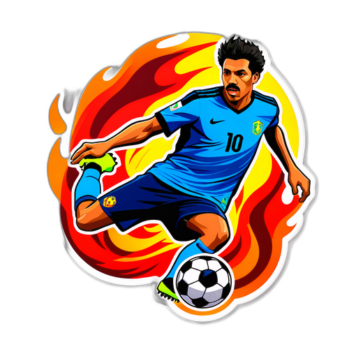 Penempel yang Menyeronokkan dan Ceria: Pedro Neto Dribbling Sepak Bola
