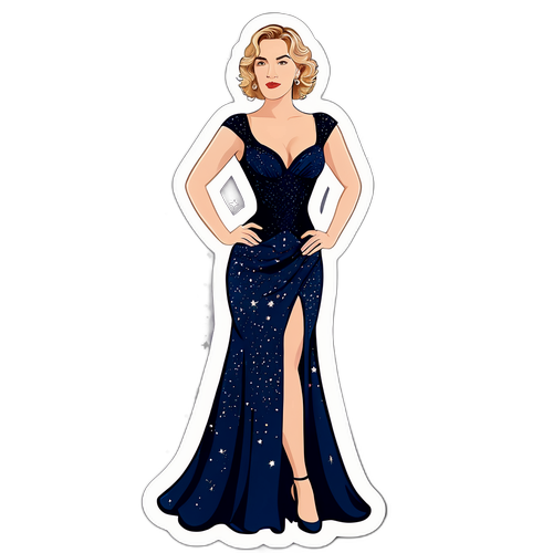 Elegant Gown Sticker